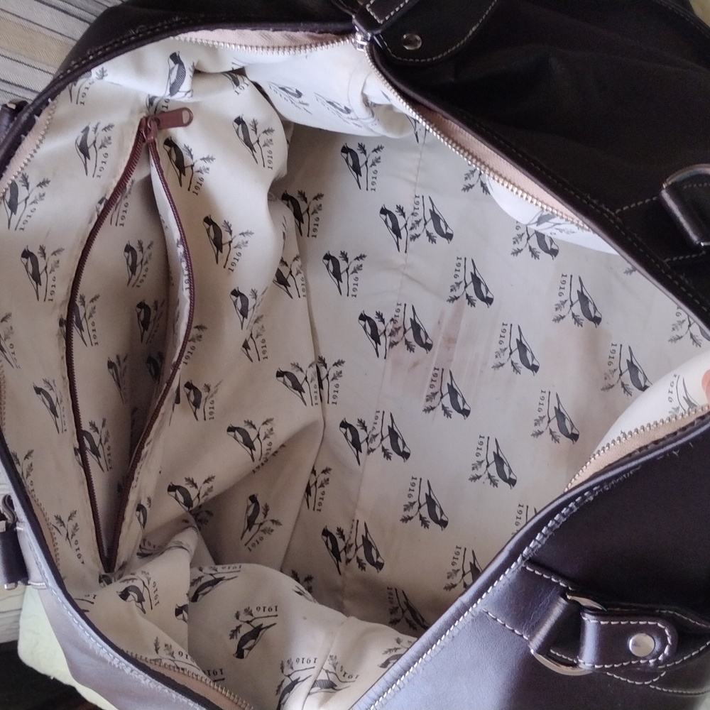 Barrington Brown Vegan Leather Men's Bag - Picture 8 of 10